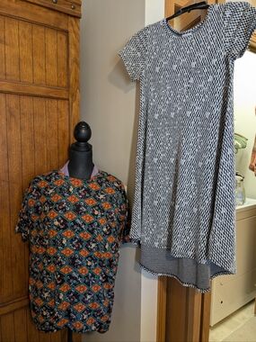 LULAROE 3 pc "Carly" MidiDress,"Irma" Tunic & "Sarah" Duster, Wmn Sz XS, NWOT!!!